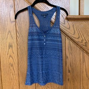 Shimmery navy blue tank